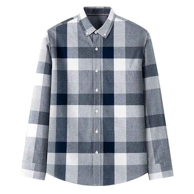✪ Spring & Summer - New Cotton Men's Plaid Long-sleeved Shirt ✪