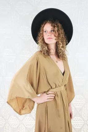25% OFF Khroma Aquaria Robe Dress in Golden Sands - Free Size