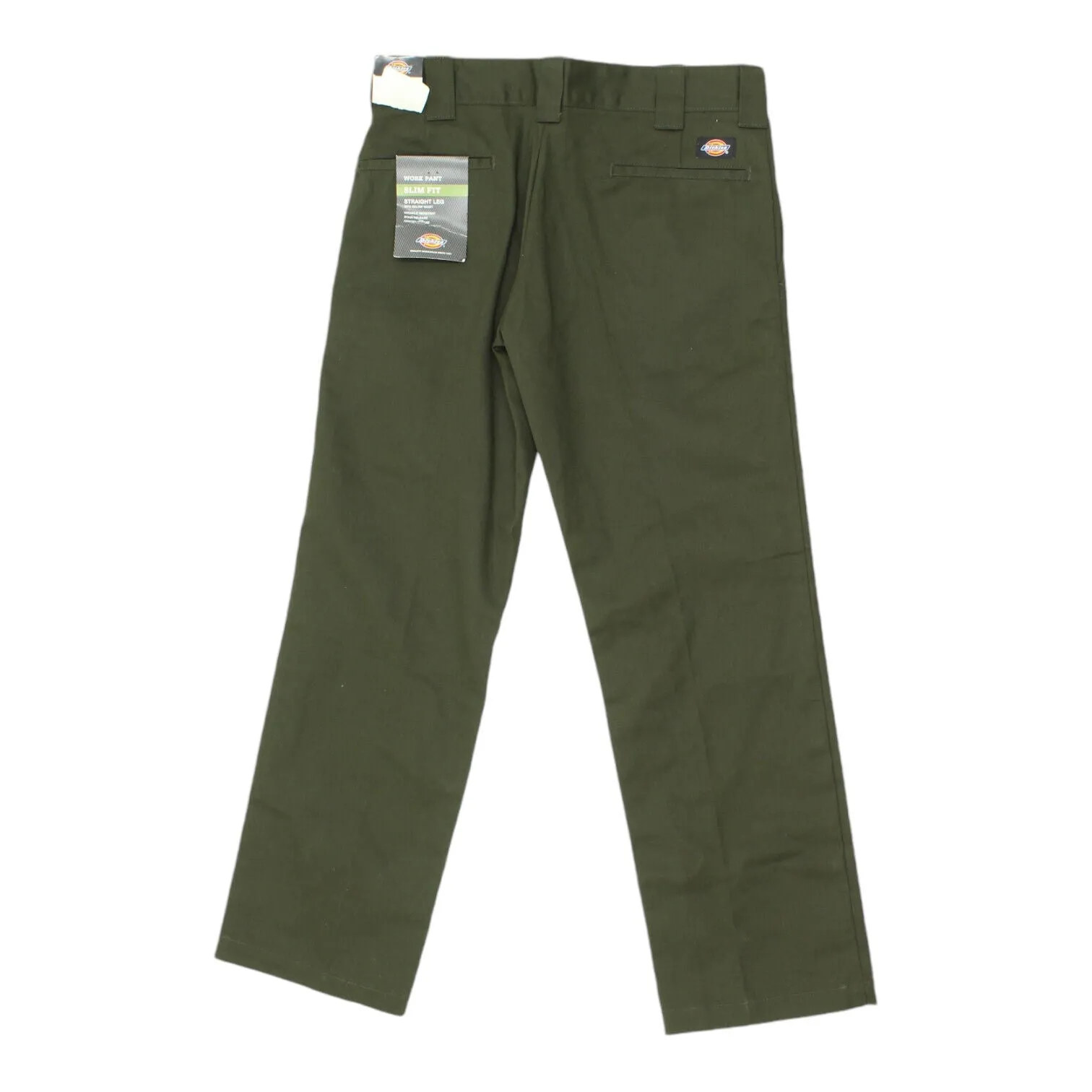 Dickies Mens Green Work Trousers | Vintage High End Designer Workwear Chinos VTG