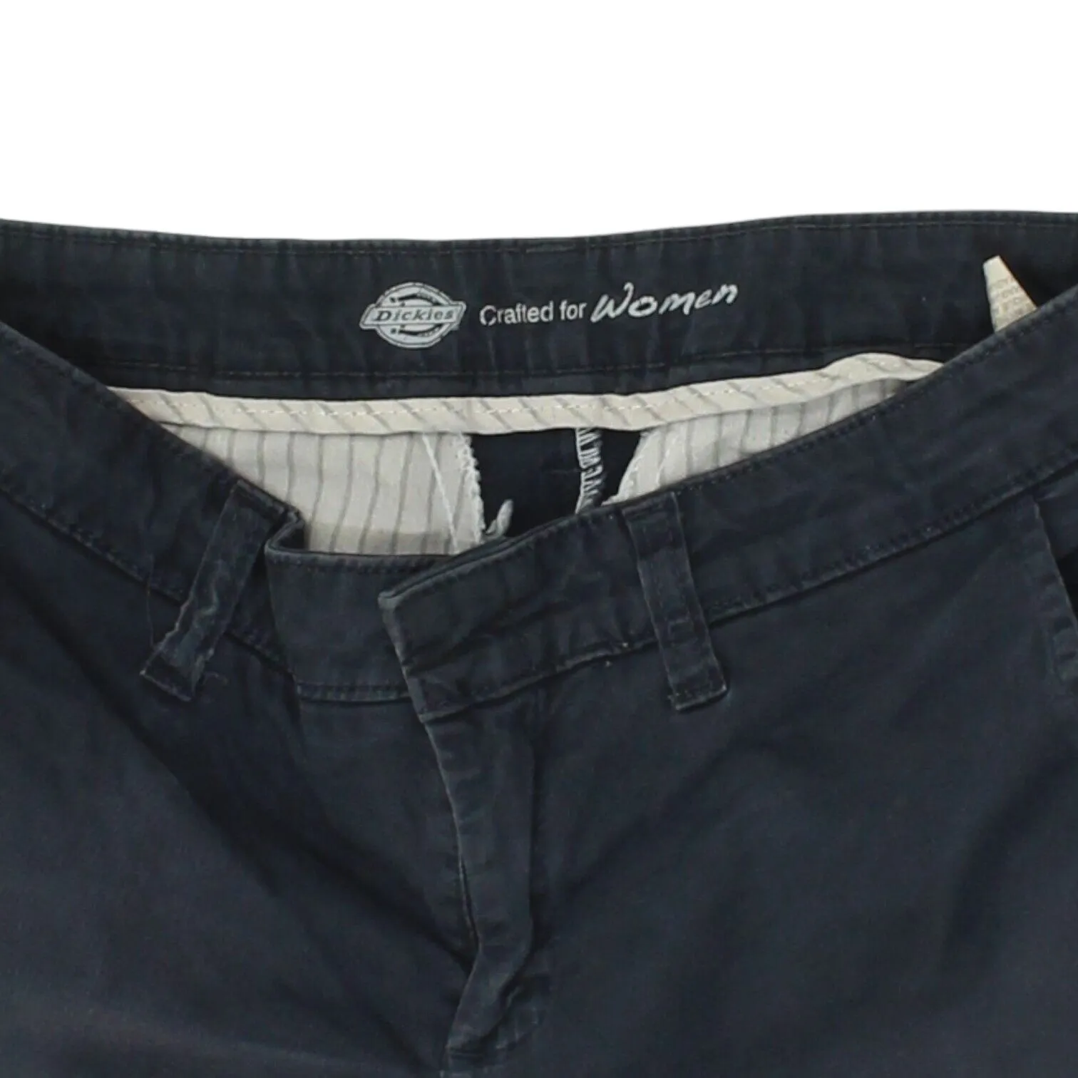 Dickies Womens Navy Bootcut Work Trousers | Vintage Workwear Pants Chinos VTG