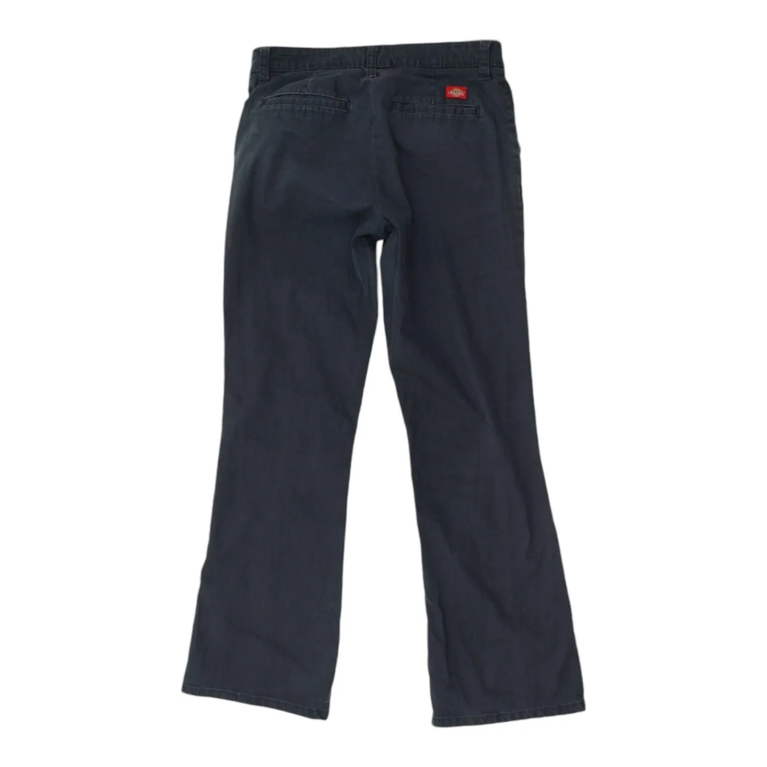 Dickies Womens Navy Bootcut Work Trousers | Vintage Workwear Pants Chinos VTG
