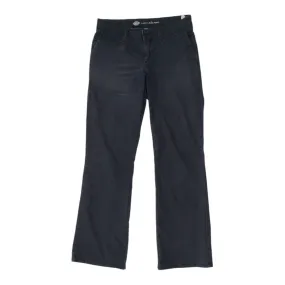 Dickies Womens Navy Bootcut Work Trousers | Vintage Workwear Pants Chinos VTG