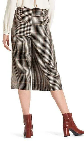 Marc Cain S Collections Checked Culottes in Pure New Wool PC 81.39 W35 695